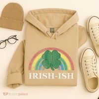 IrishIsh Shamrock St. Patrick's Day Rainbow Saint Paddy's Hoodie thumb 4