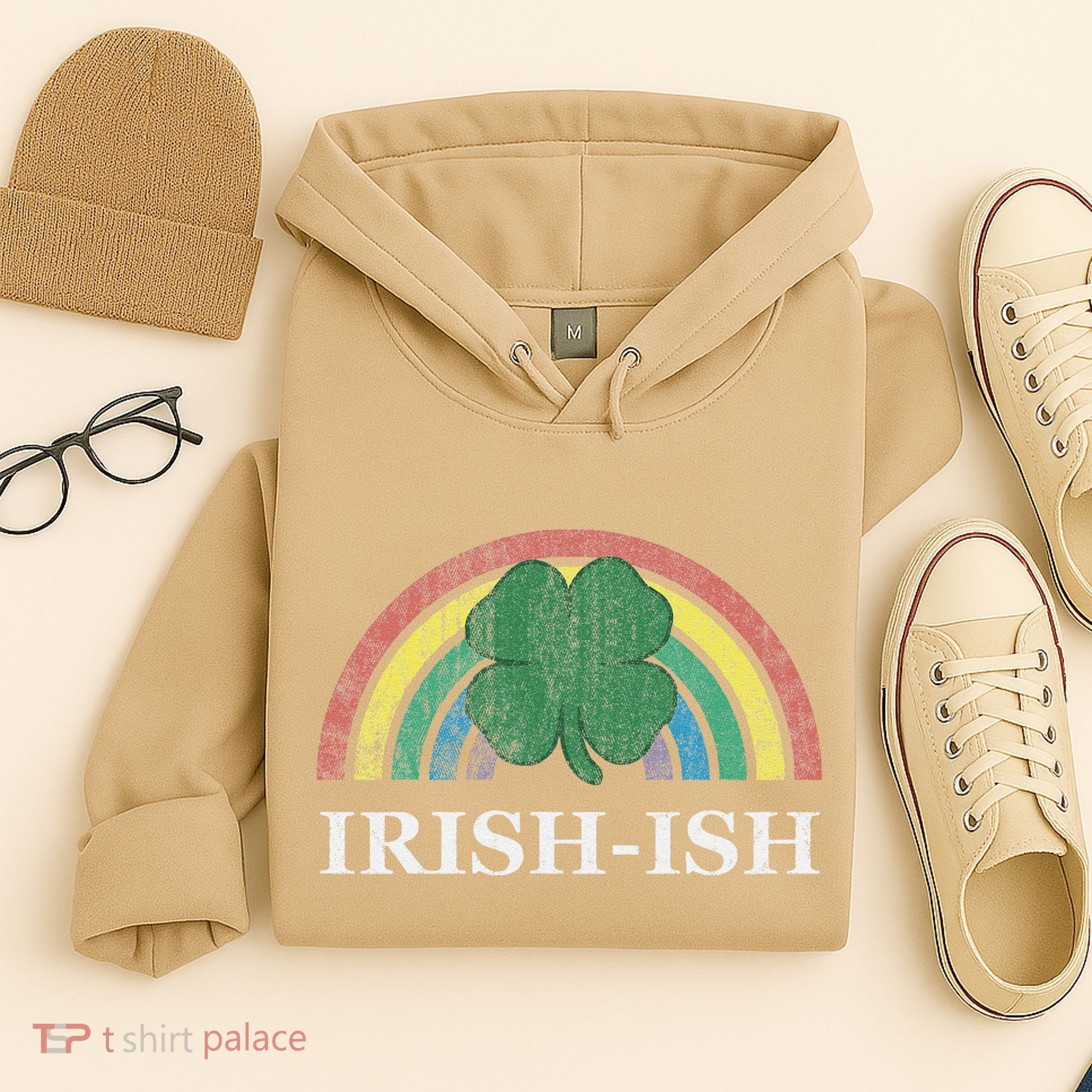 IrishIsh Shamrock St. Patrick's Day Rainbow Saint Paddy's Hoodie