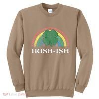 IrishIsh Shamrock St. Patrick's Day Rainbow Saint Paddy's Sweatshirt thumb 0