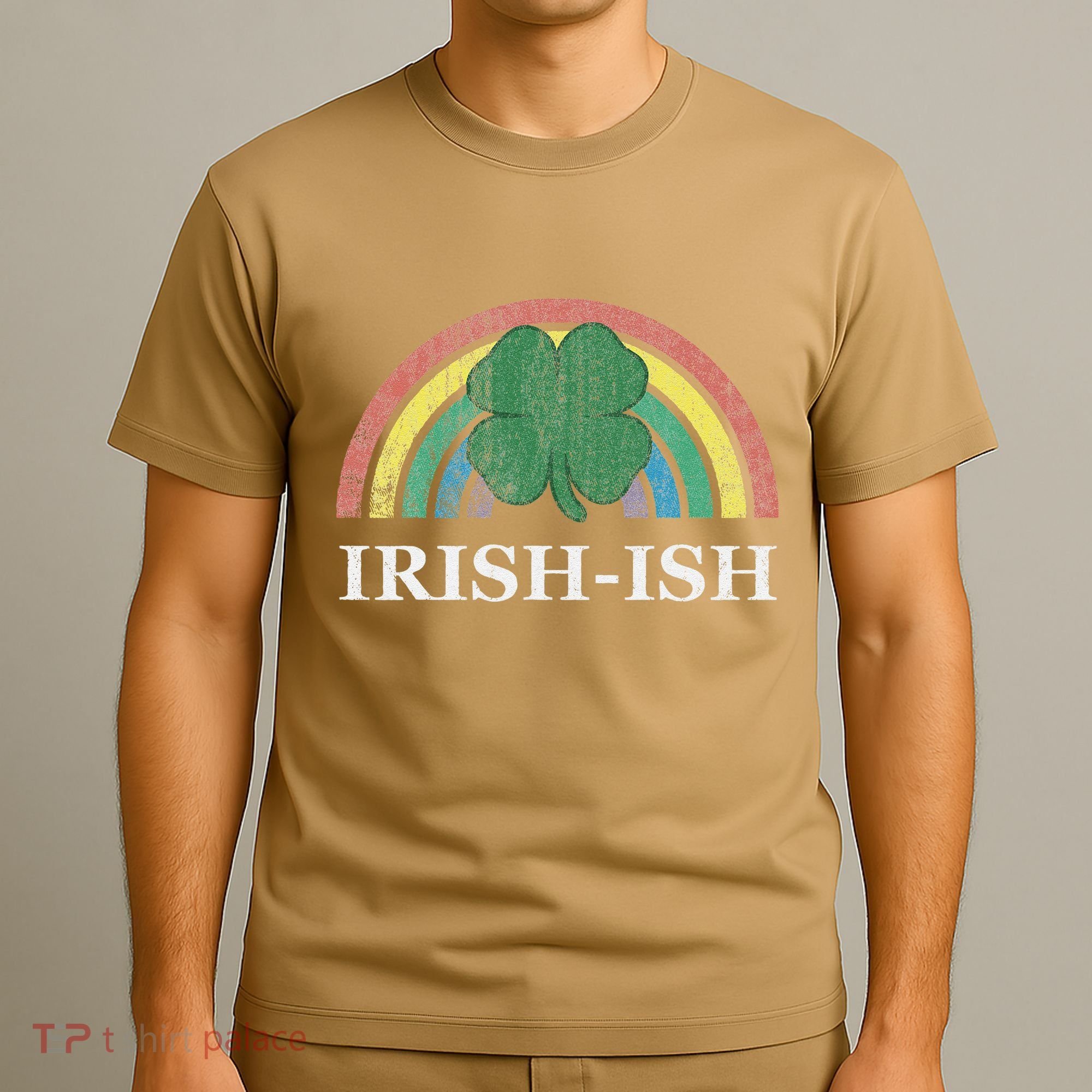 IrishIsh Shamrock St. Patrick's Day Rainbow Saint Paddy's T-Shirt