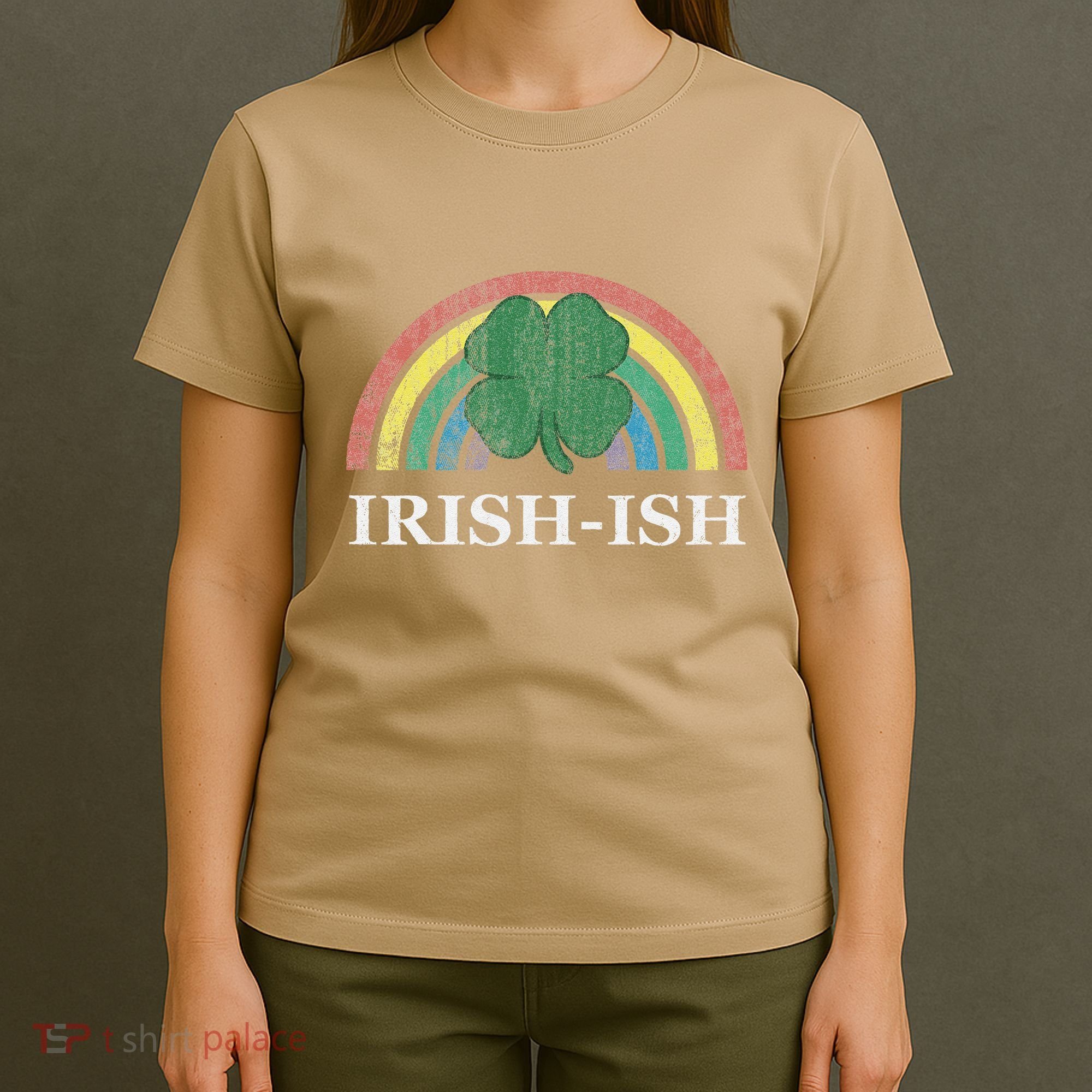 IrishIsh Shamrock St. Patrick's Day Rainbow Saint Paddy's T-Shirt
