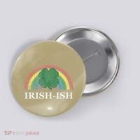 IrishIsh Shamrock St. Patrick's Day Rainbow Saint Paddy's Button thumb 0