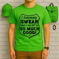 I Solemnly Swear That I Am Up To So Much Good T-Shirt thumb 6