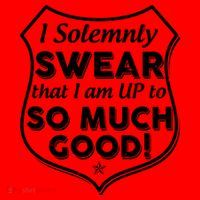 I Solemnly Swear That I Am Up To So Much Good Santa Hat thumb 1