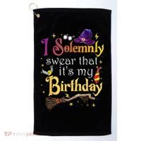 I Solemnly Swear That Its My Birthday Golf Towel thumb 0