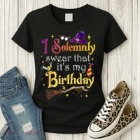 I Solemnly Swear That Its My Birthday Women's T-Shirt thumb 3