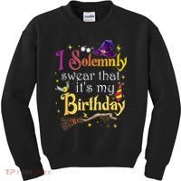 I Solemnly Swear That Its My Birthday Kids Sweatshirt thumb 0