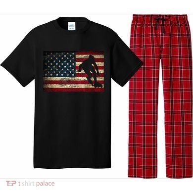 Inline Speed Skating American Flag Roller Blading Pajama Set