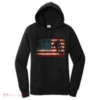Inline Speed Skating American Flag Roller Blading Women's Hoodie thumb 0