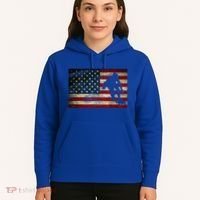 Inline Speed Skating American Flag Roller Blading Hoodie thumb 5