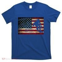 Inline Speed Skating American Flag Roller Blading T-Shirt thumb 0