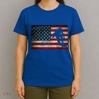 Inline Speed Skating American Flag Roller Blading T-Shirt thumb 4