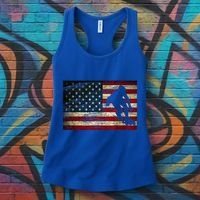 Inline Speed Skating American Flag Roller Blading Women's Tank Top thumb 3