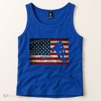 Inline Speed Skating American Flag Roller Blading Tank Top thumb 2