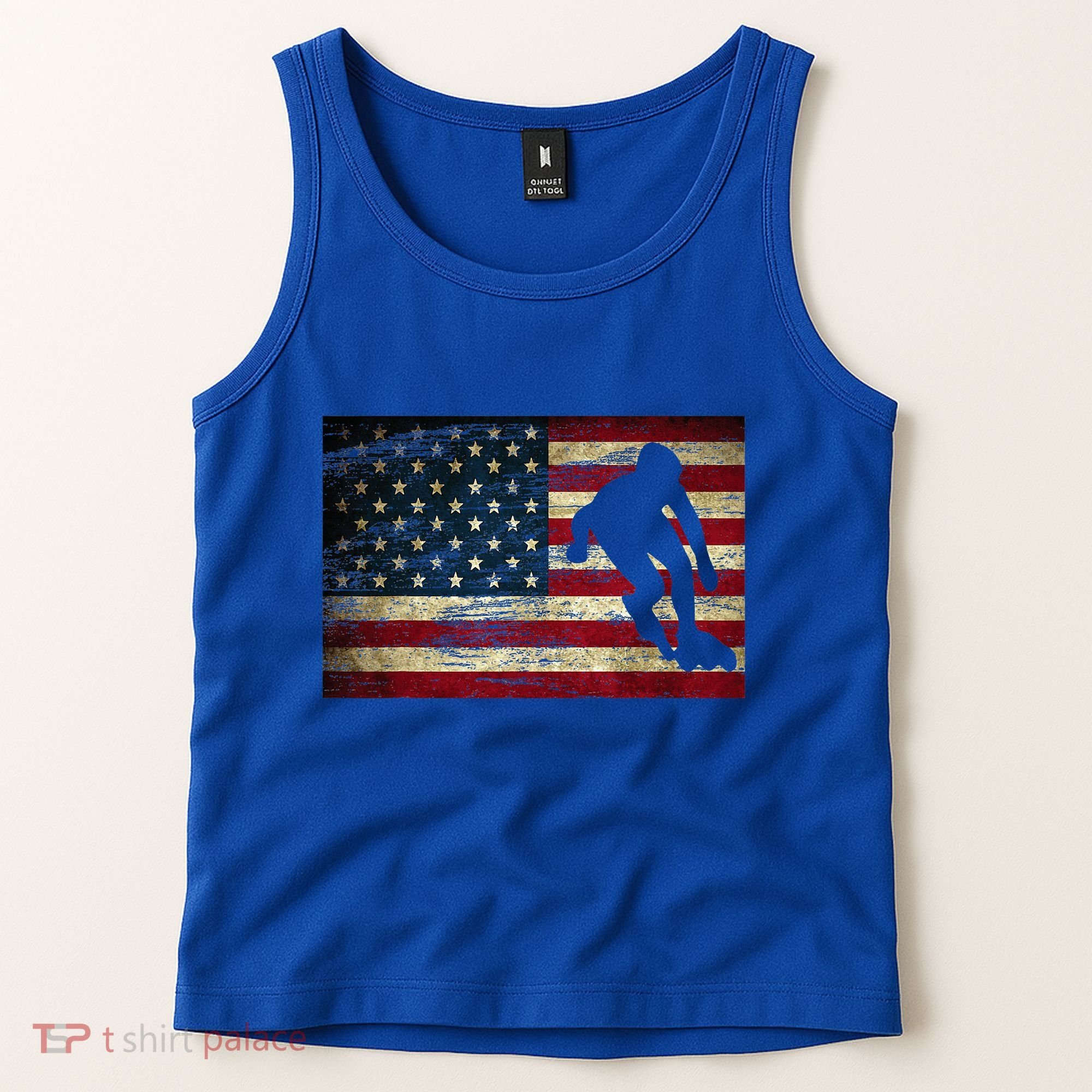 Inline Speed Skating American Flag Roller Blading Tank Top