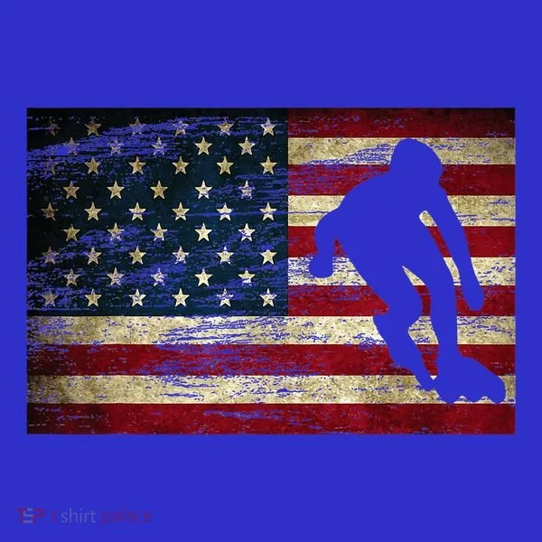 Inline Speed Skating American Flag Roller Blading Women's T-Shirt