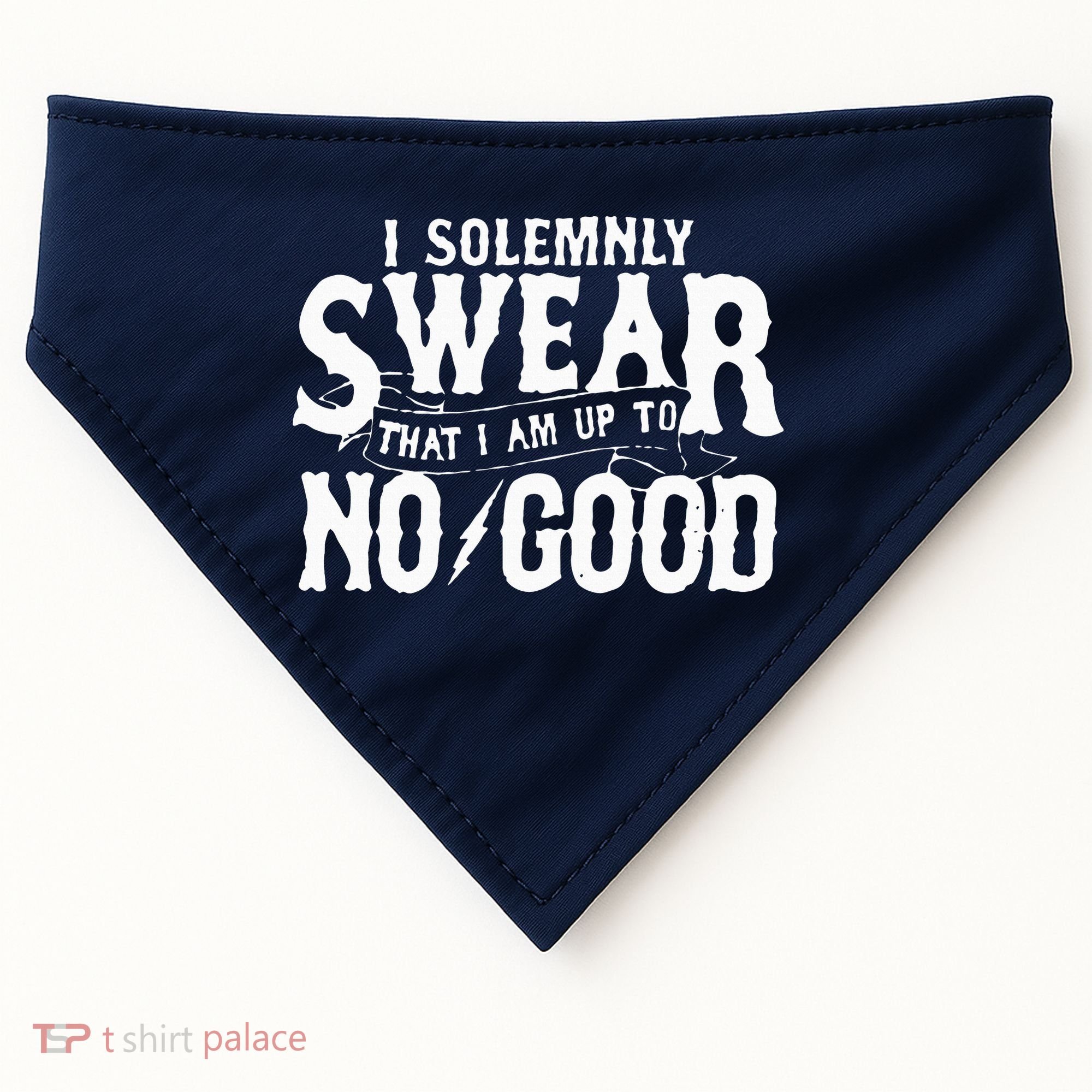 I Solemnly Swear That I Am To No Good USA-Made Doggie Bandana