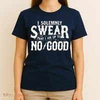 I Solemnly Swear That I Am To No Good T-Shirt thumb 4