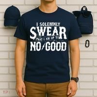 I Solemnly Swear That I Am To No Good T-Shirt thumb 6