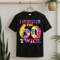 I Survived The Sixties 60s Twice Tie Dye 70th Birthday T-Shirt thumb 2