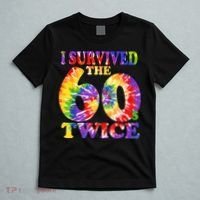 I Survived The Sixties 60s Twice Tie Dye 70th Birthday T-Shirt thumb 5
