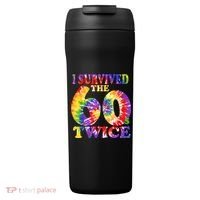 I Survived The Sixties 60s Twice Tie Dye 70th Birthday 24oz Duet Stainless Steel Tumbler thumb 0