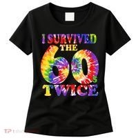 I Survived The Sixties 60s Twice Tie Dye 70th Birthday Women's T-Shirt thumb 0