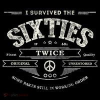 I SURVIVED The SIXTIES TWICE Built In 60s 70th 60th Birthday Women's Hoodie thumb 2