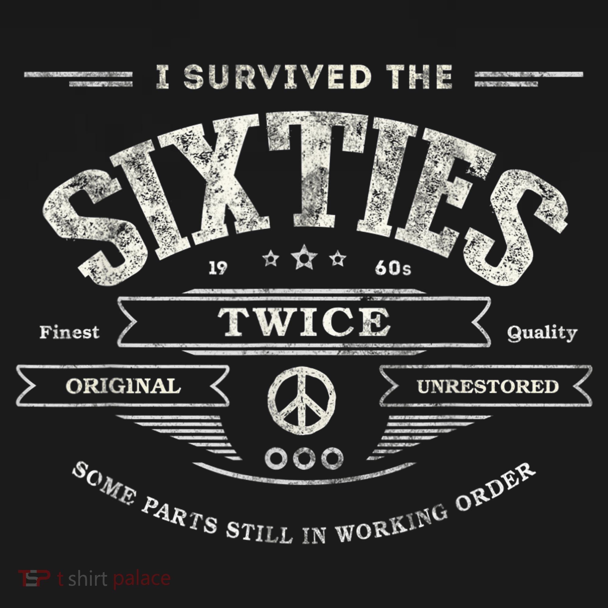 I SURVIVED The SIXTIES TWICE Built In 60s 70th 60th Birthday Tank Top