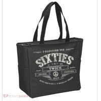 I SURVIVED The SIXTIES TWICE Built In 60s 70th 60th Birthday Tote Bag thumb 2