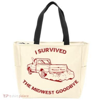 I Survived The Midwest Goodbye Tote Bag