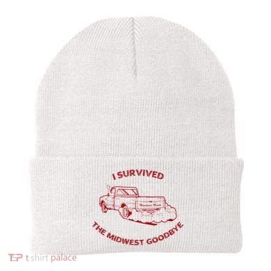 I Survived The Midwest Goodbye Beanie