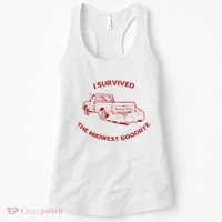 I Survived The Midwest Goodbye Women's Tank Top thumb 0
