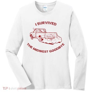 I Survived The Midwest Goodbye Women's Long Sleeve Shirt