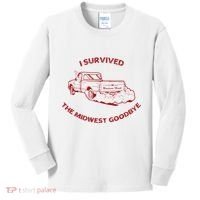 I Survived The Midwest Goodbye Kids Long Sleeve Shirt thumb 0