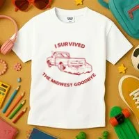 I Survived The Midwest Goodbye Kids T-Shirt thumb 3