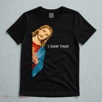 I Saw That Funny Jesus Christian T-Shirt thumb 5