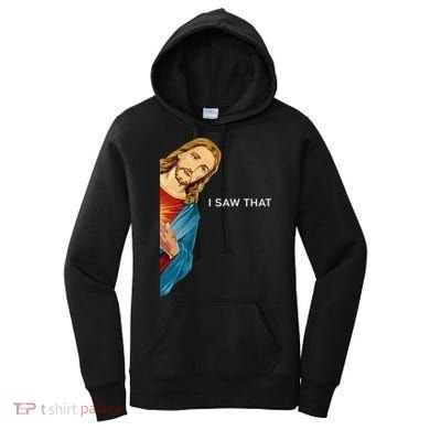 I Saw That Funny Jesus Christian Women's Hoodie
