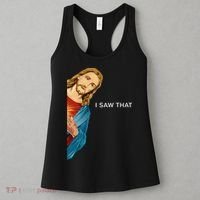 I Saw That Funny Jesus Christian Women's Tank Top thumb 3