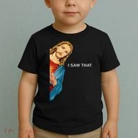 I Saw That Funny Jesus Christian Toddler T-Shirt thumb 2