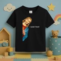 I Saw That Funny Jesus Christian Toddler T-Shirt thumb 3