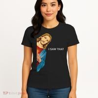 I Saw That Funny Jesus Christian Women's T-Shirt thumb 4