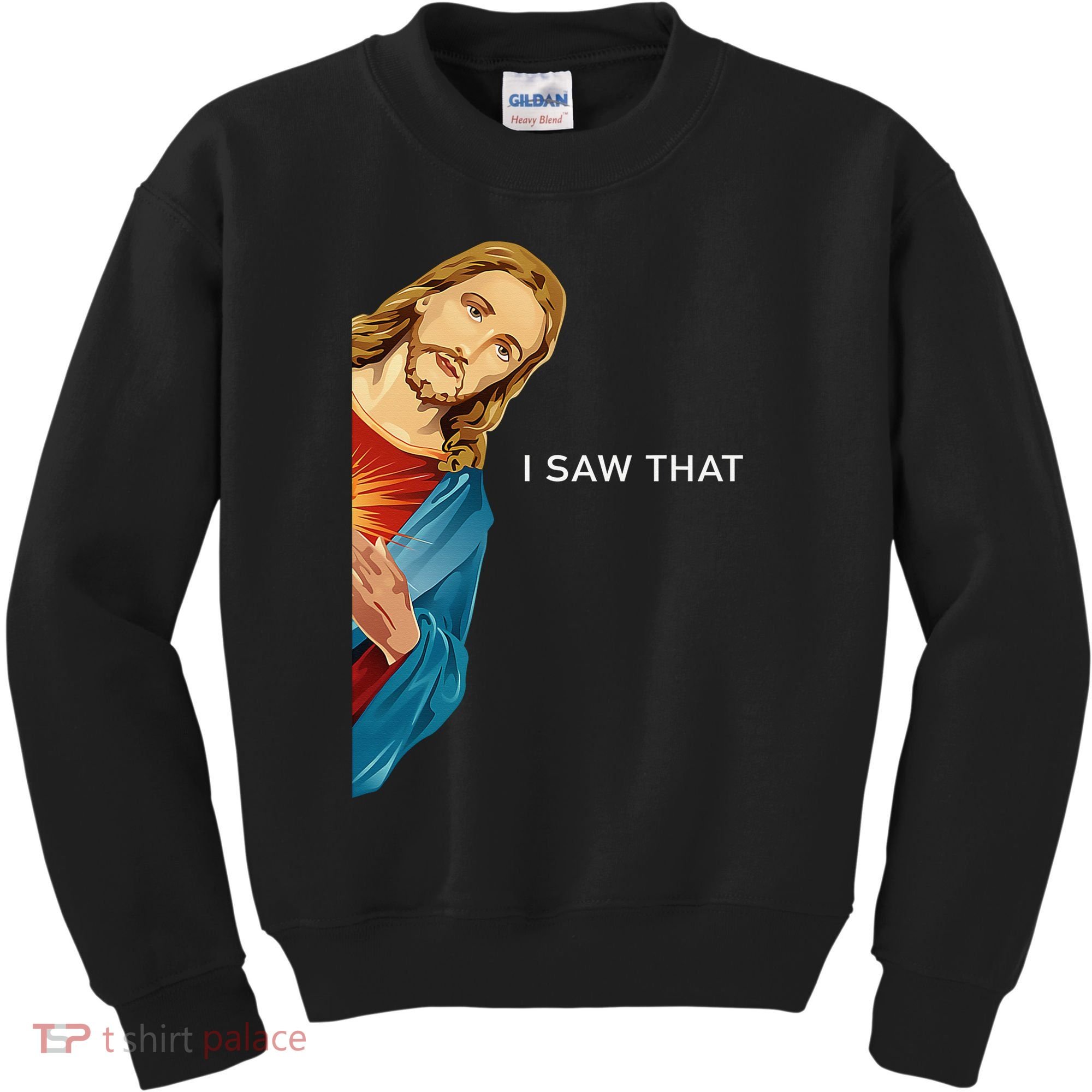 I Saw That Funny Jesus Christian Kids Sweatshirt