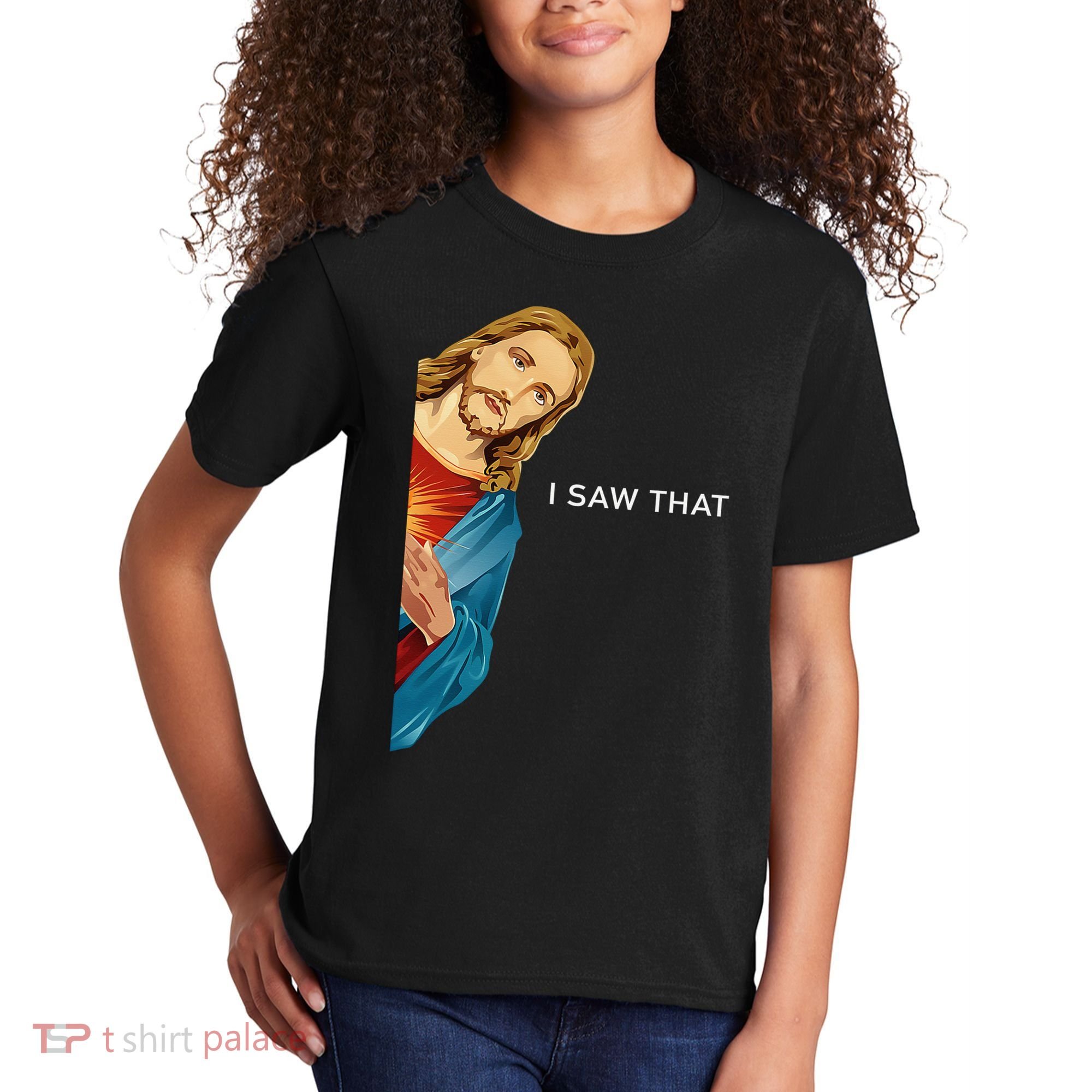 I Saw That Funny Jesus Christian Kids T-Shirt