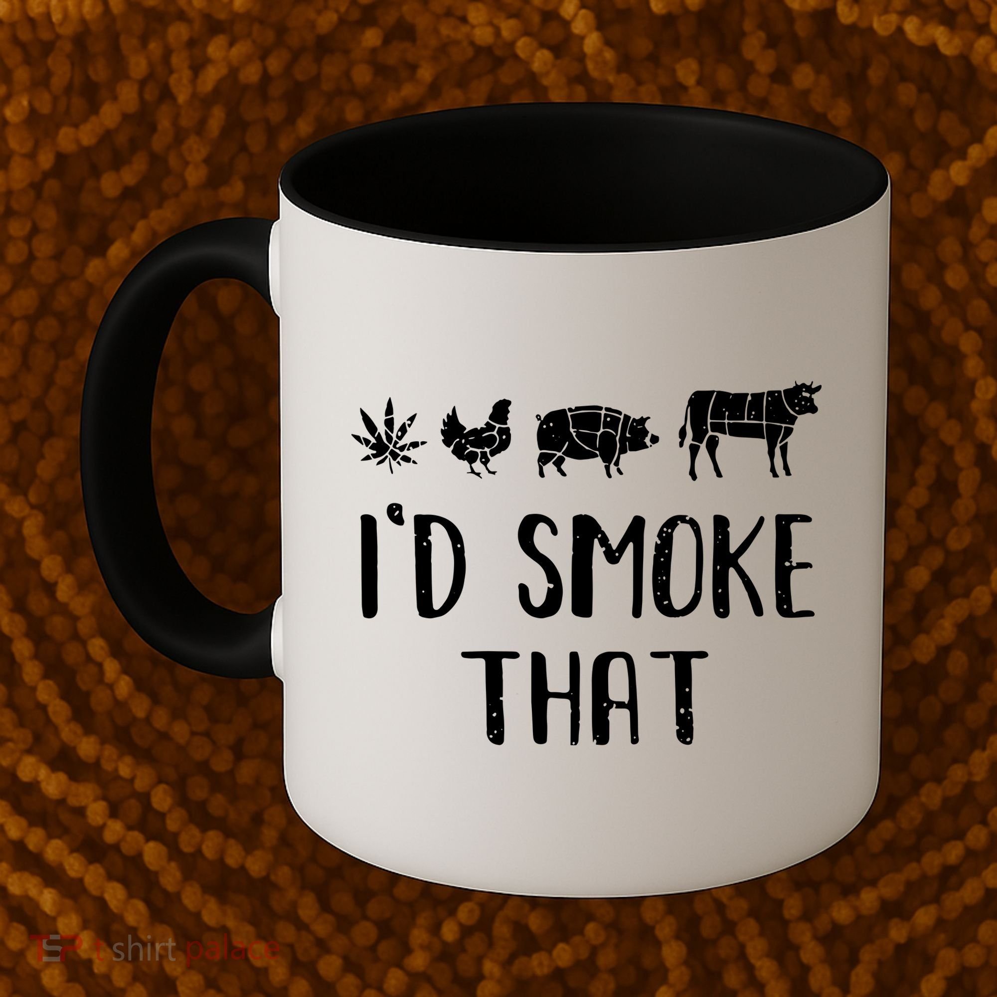 I'd Smoke That Funny BBQ Weed Cannabis Coffee Mug