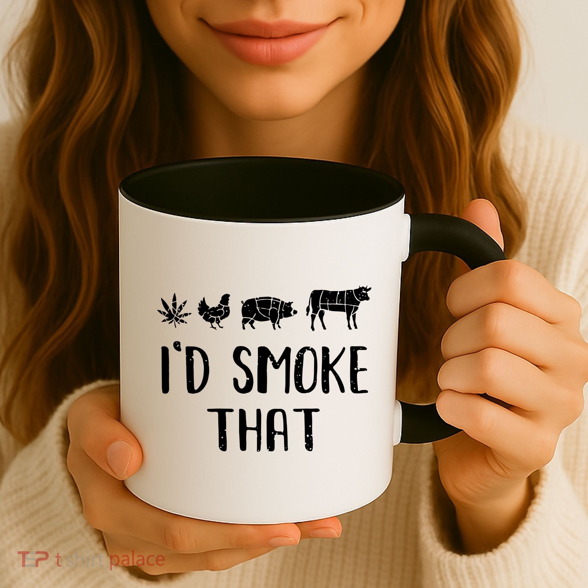 I'd Smoke That Funny BBQ Weed Cannabis Coffee Mug