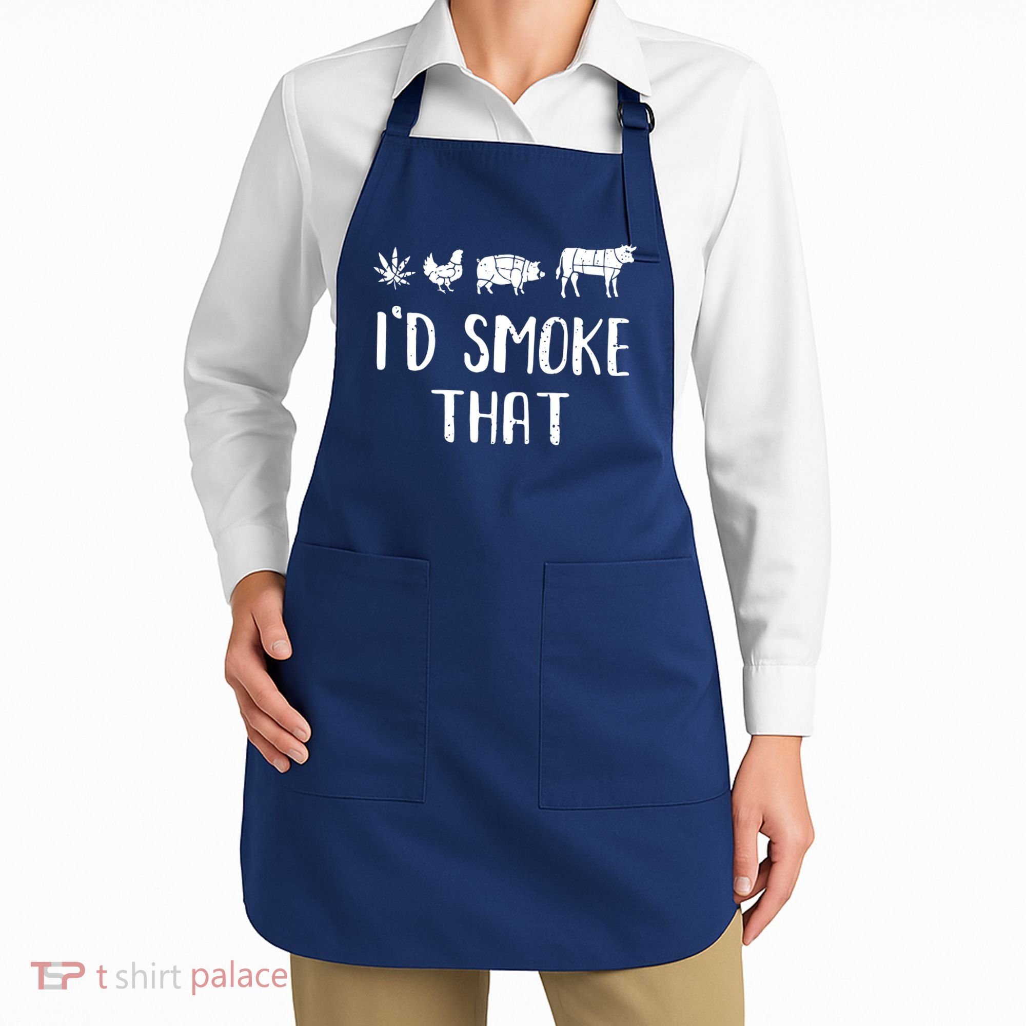 I'd Smoke That Funny BBQ Weed Cannabis Apron