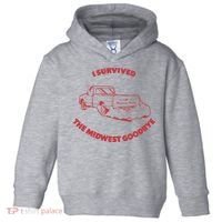 I Survived The Midwest Goodbye Toddler Hoodie thumb 0