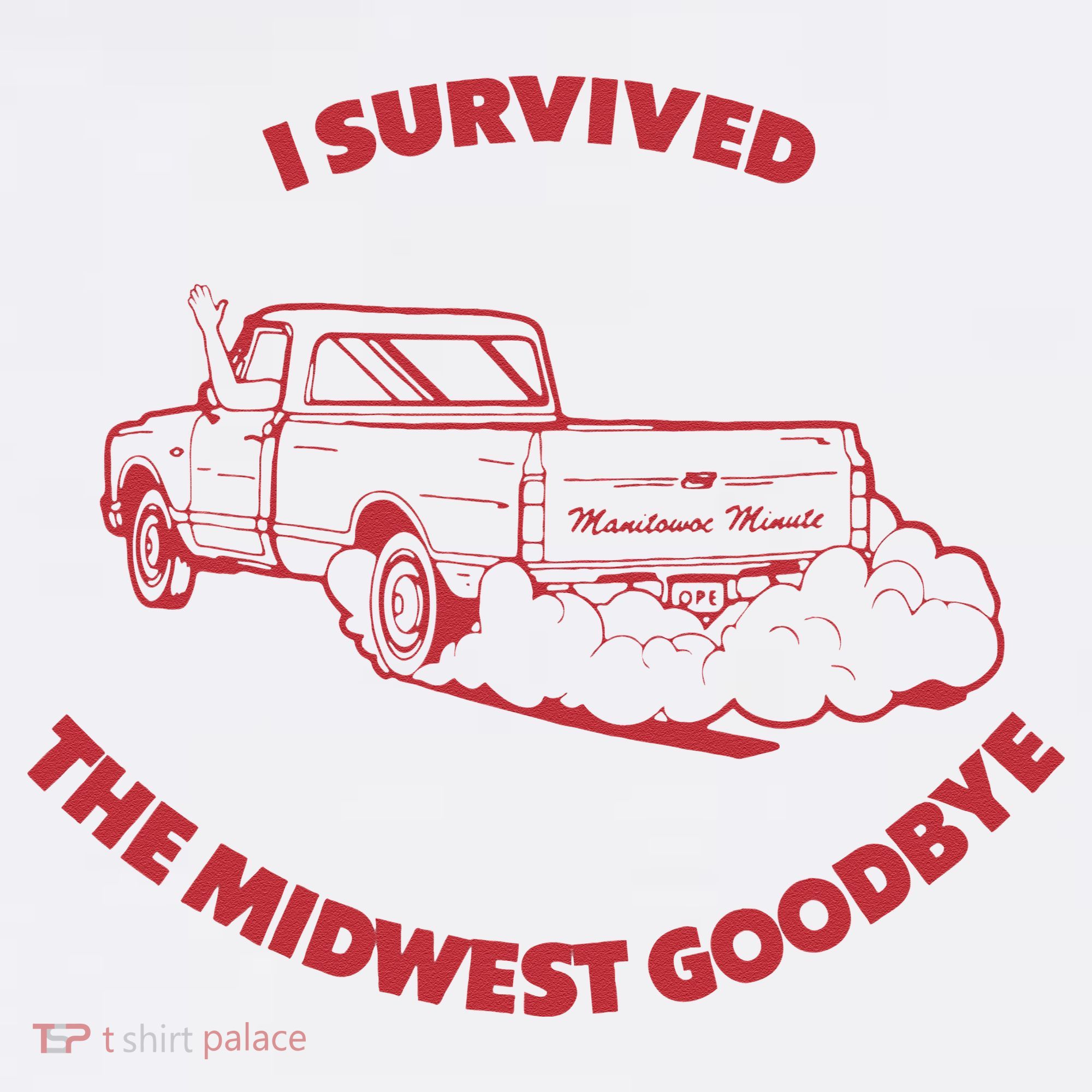 I Survived The Midwest Goodbye Button