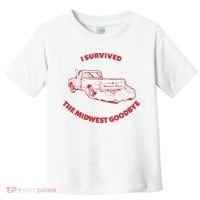I Survived The Midwest Goodbye Toddler T-Shirt thumb 0